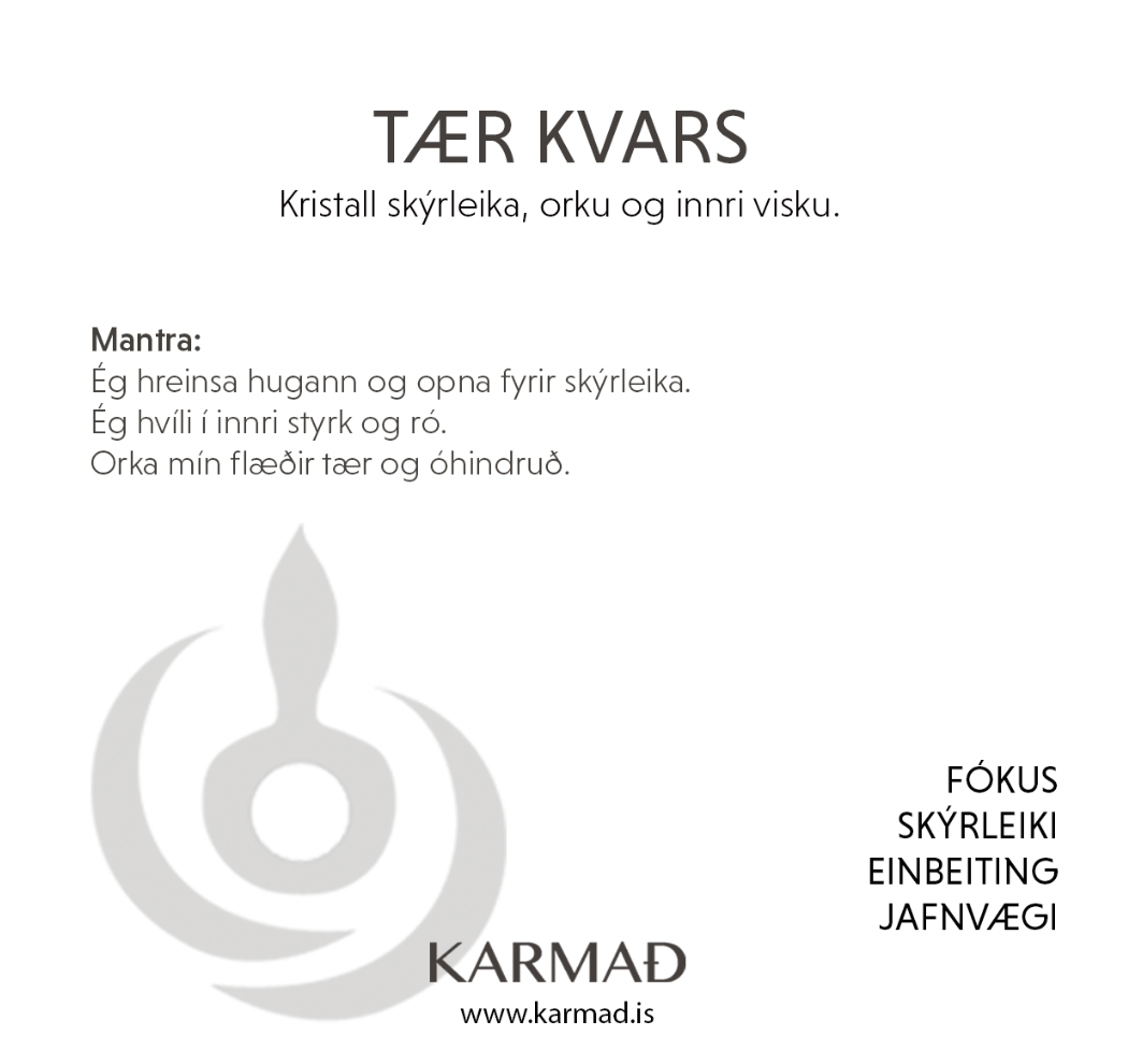 Möntrukristall - Armbönd