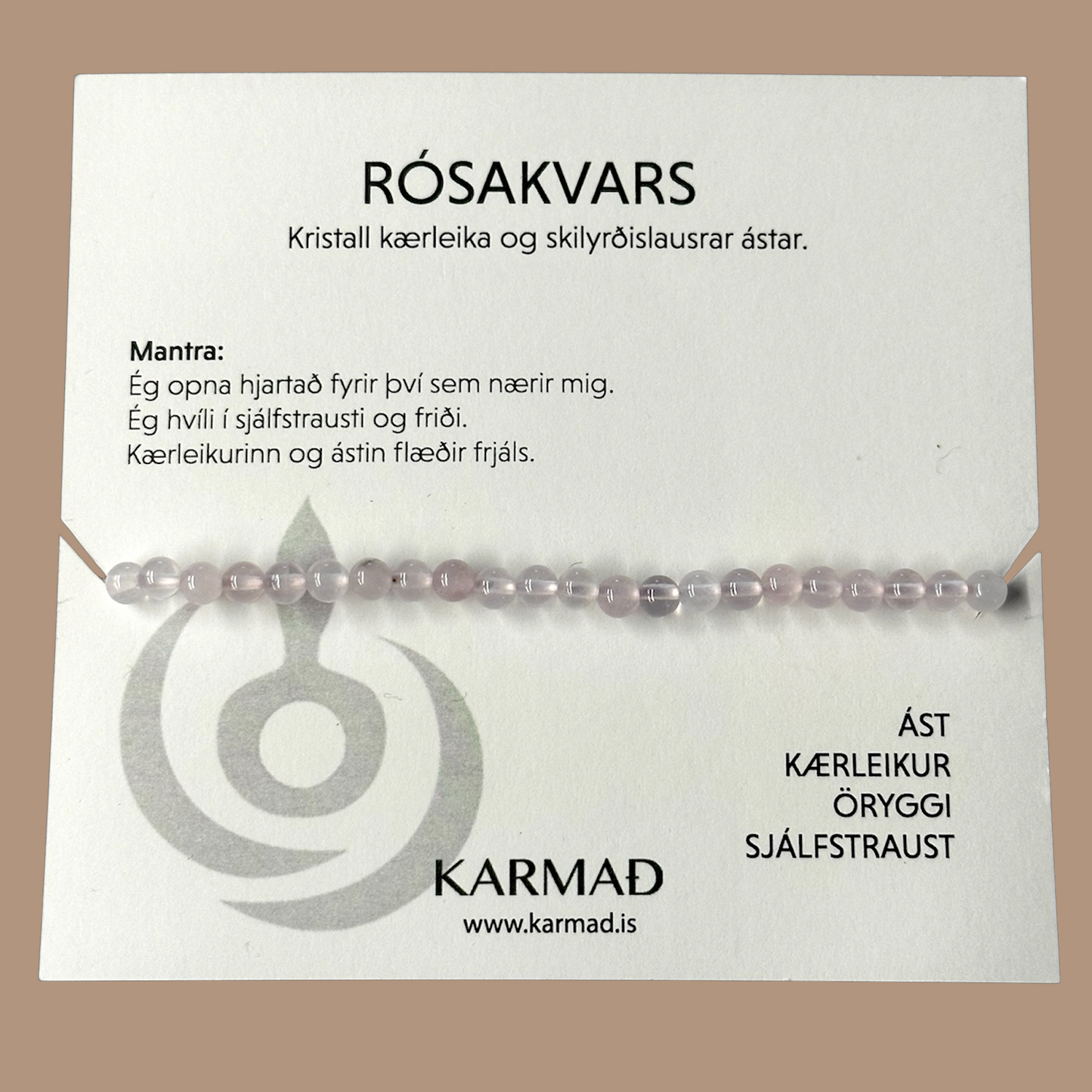 Möntrukristall - Armbönd